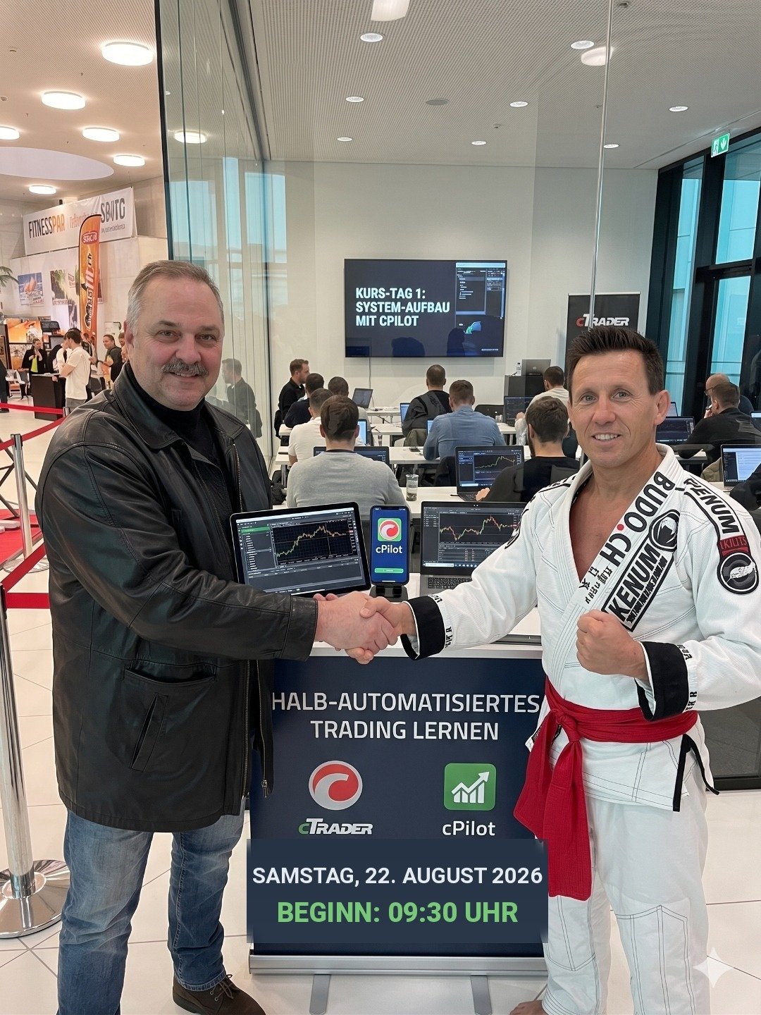 Daniel Schmid und Guido Kessler beim CopilotTrade Workshop